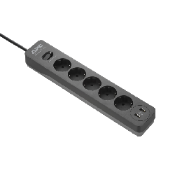 APC PME5U2B-GR protection surtension Noir 5 sortie(s) CA 230 V 1,52 m (PME5U2B-GR)