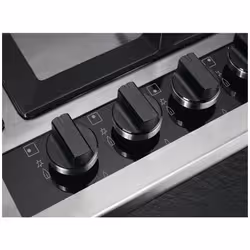 AEG HGB95520YM plaque Noir, Acier inoxydable Intégré 90 cm Gaz 5 zones - Vue supplémentaire 2