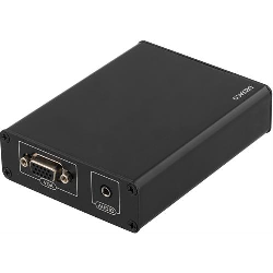 Deltaco HDMI-VGA câble vidéo et adaptateur HDMI Type A (Standard) VGA (D-Sub) + 3,5 mm Noir