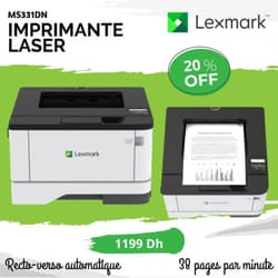 Imprimante Laser Lexmark MS331DN Monochrome / Réseau