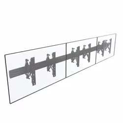 Multibrackets 4139 montage des affichages de messages 165,1 cm (65") Noir - Vue supplémentaire 5