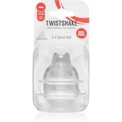 Twistshake Spout Teat tétine de biberon Silicone Rond
