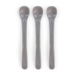 Twistshake Lot de 3 cuillères d'alimentation grises