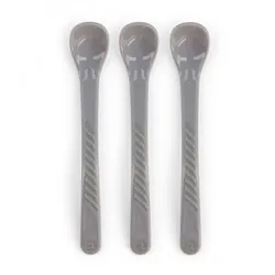 Twistshake Lot de 3 cuillères d'alimentation grises