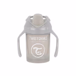Vous souhaitez que votre enfant développe de bonnes habitudes quant à la quantité d’eau qu’il ingurgite ? Rien de plus facile avec la tasse pour enfants Twistshake Training Cup Grey