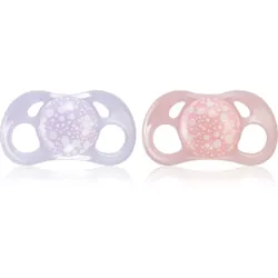 Twistshake Orthodontic 6m+ Pink+Purple 2 pcs