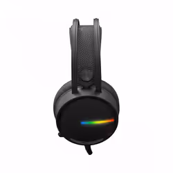White Shark Ocelot Casque Avec fil Arceau Jouer USB Type-A Noir - Vue supplémentaire 2