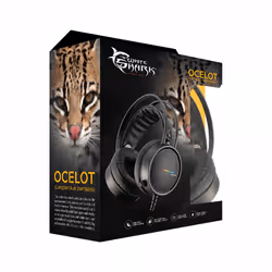 White Shark Ocelot Casque Avec fil Arceau Jouer USB Type-A Noir - Vue supplémentaire 6