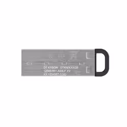 Kingston Technology DataTraveler Kyson lecteur USB flash 64 GB USB Type-A 3.2 Gen 1 (3.1 Gen 1) Argent (DTKN/64GB) - Vue supplémentaire 2