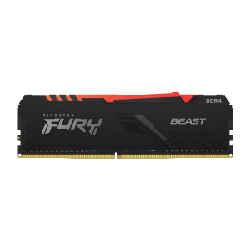 Kingston Technology FURY Beast RGB Barrette Mémoire 16 Go 2 x 8 Go DDR4 3200 MHz (KF432C16BBAK2/16)