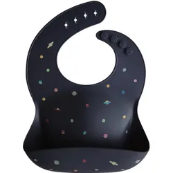 Mushie Silicone Baby Bib Planets 1 pcs