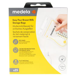 Medela 25 Sachets de Conservation pour Lait Maternel à Versement Facile