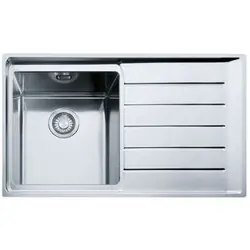 Franke Neptun Plus NPX 611 Evier à poser Rectangulaire Acier inoxydable