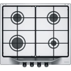 Franke 600 FHTL 604 4G XS E Noir, Acier inoxydable Intégré Gaz 4 zones