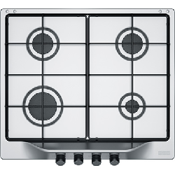 Franke 600 FHTL 604 4G XS E Noir, Acier inoxydable Intégré Gaz 4 zones