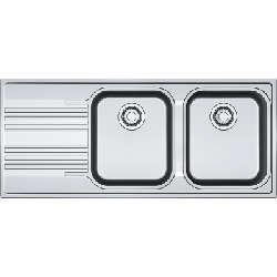 Franke Smart SRX 621 Evier encastré Rectangulaire Acier inoxydable