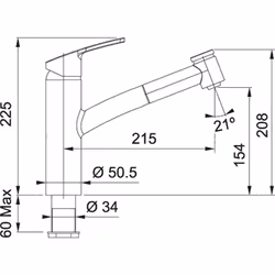 Franke 115.0391.482 robinet Chrome - Vue supplémentaire 2