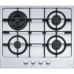 Franke FHMA 604 3G DC XS C Noir, Acier inoxydable Intégré 59 cm Gaz 4 zone(s)