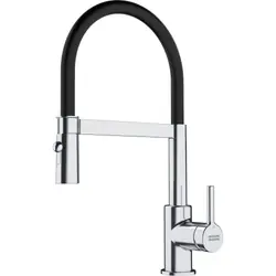 Franke 115.0626.085 robinet Noir, Chrome