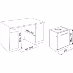 Franke FDW 614E5P E Entièrement intégré 14 couverts - Vue supplémentaire 3