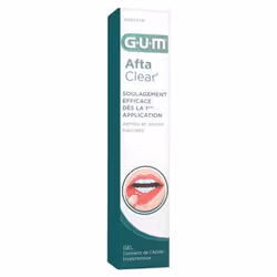 GUMAfta clearGelSoulagement efficaceAphtes et lésions buccales10ml    Idéal pour le traitement aigu des aphtes