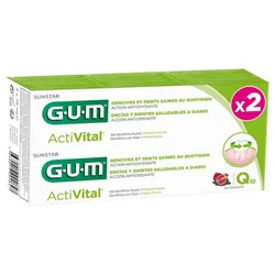 Dentifrice Gencives Et Dents Saines Q10 2x75ml ActiVital Gum