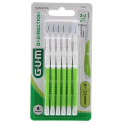Brossettes Interdentaires 0.7mm X6 Proxabrush Bi-direction Gum