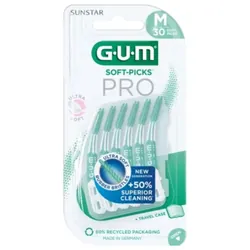 GUM Soft-Picks Pro 30 Unités - Taille : M