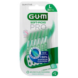 GUM Soft-Picks Pro 30 Unités - Taille : L