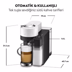 Nespresso Vertuo GDV5-EU-WH-NE machine à café Entièrement automatique Cafetière à dosette 1,6 L - Vue supplémentaire 5