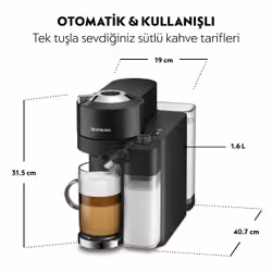 Nespresso Vertuo GDV5-EU-BK-NE machine à café Entièrement automatique Cafetière à dosette 1,6 L - Vue supplémentaire 7