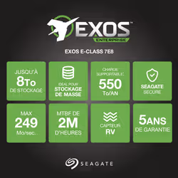 Seagate Enterprise ST8000NM0075 disque dur 3.5" 8 To SAS - Vue supplémentaire 2