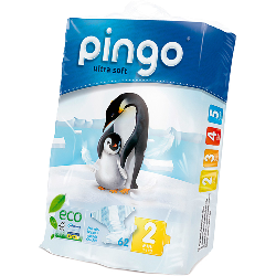 Pingo PI_0202 couche jetable Garçon/Fille 2 62 pièce(s)
