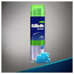 Gillette Series Sensitive Gel de rasage Hommes 200 ml