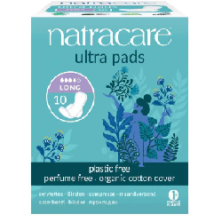 Serviettes Naturelles Ultra Long Boite De 10 Natracare