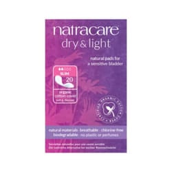 Serviettes Incontinence Slim Dry & Light Boite De 20 Natracare