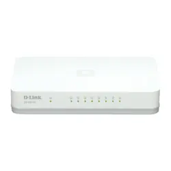 D-Link GO-SW-8G/E commutateur réseau Non-géré Gigabit Ethernet (10/100/1000) Blanc