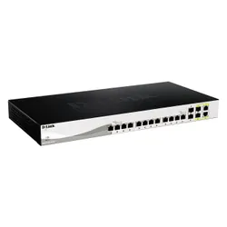 D-Link DXS-1210-16TC commutateur réseau Géré L2 10G Ethernet (100/1000/10000) Noir (DXS-1210-16TC)