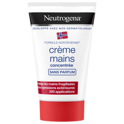 Creme Mains Concentrée Non Parfumee 50ml Formule Norvégienne Neutrogena