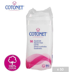 Cotonet Coton Carres 50 Pièces