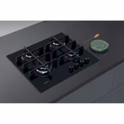 Whirlpool GOWL 628/NB plaque Noir Intégré (placement) 59 cm Gaz 4 zones - Vue supplémentaire 5