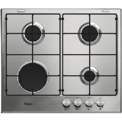 Whirlpool GMA 6410/IX plaque Acier inoxydable Intégré (placement) Gaz 4 zones