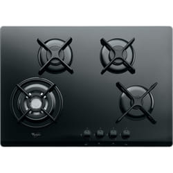 Whirlpool AKT 5000/NB plaque Noir Intégré (placement) Gaz 4 zones