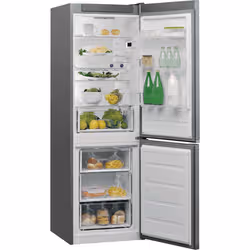 Whirlpool W5 811E OX réfrigérateur-congélateur Autoportante 339 L Gris - Vue supplémentaire 5