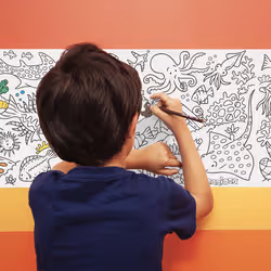 Carioca Coloring Roll + 8 Pencils Under The Sea Pupitre artistique à rouleau - Vue supplémentaire 3