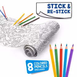 Carioca Coloring Roll + 8 Pencils Under The Sea Pupitre artistique à rouleau - Vue supplémentaire 4