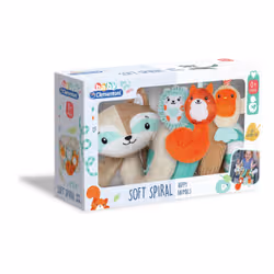 Clementoni Soft Spiral Happy Animals jouet pour bébé accroché - Vue supplémentaire 2