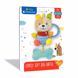 Baby Hochet Chien - Lovely Soft Dog Rattle - Vue supplémentaire 2