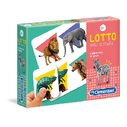 Clementoni Lotto Wild Animals Jeu de cartes Jeu de chance
