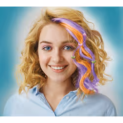 Clementoni Crazy Chic Cheveux multicolores - Trendy hairstyle - Vue supplémentaire 6